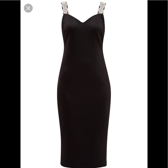 ted baker embellished dress